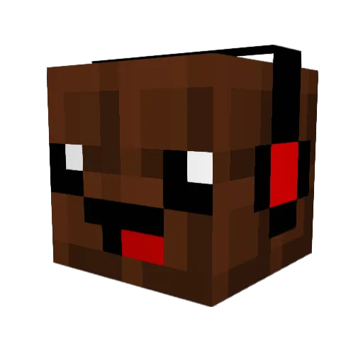 ddogxp Minecraft avatar head, 3D render