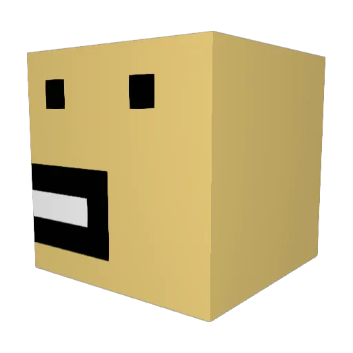 ddojin1123 Minecraft avatar head, 3D render