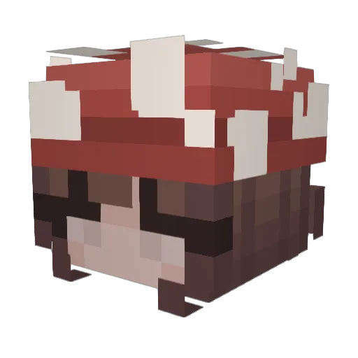 ddopheadd Minecraft avatar head, 3D render