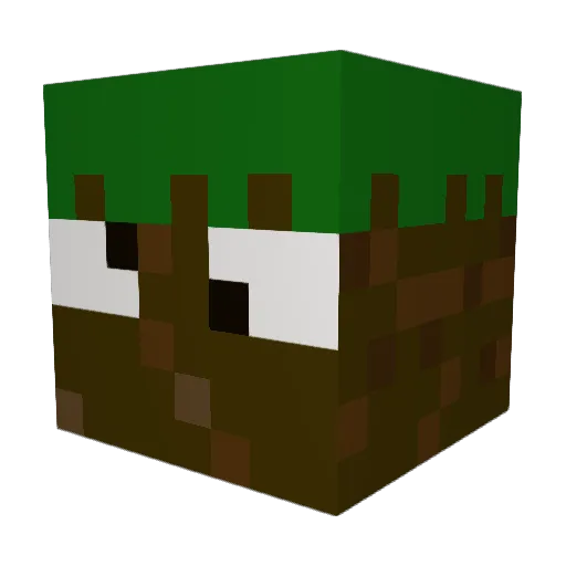 dds467 Minecraft avatar head, 3D render