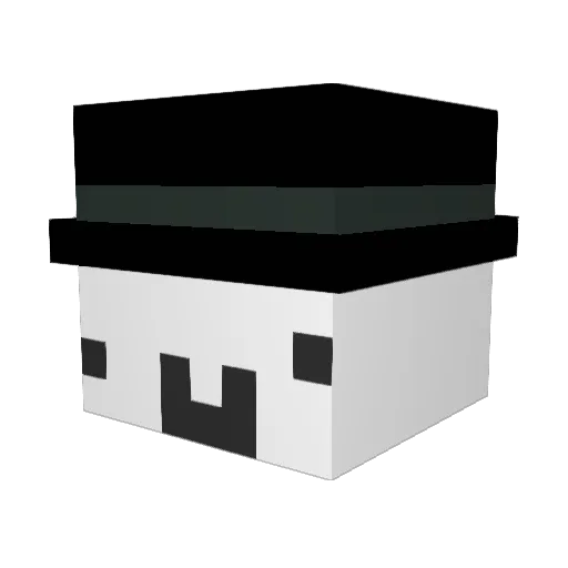ddsd09 Minecraft avatar head, 3D render