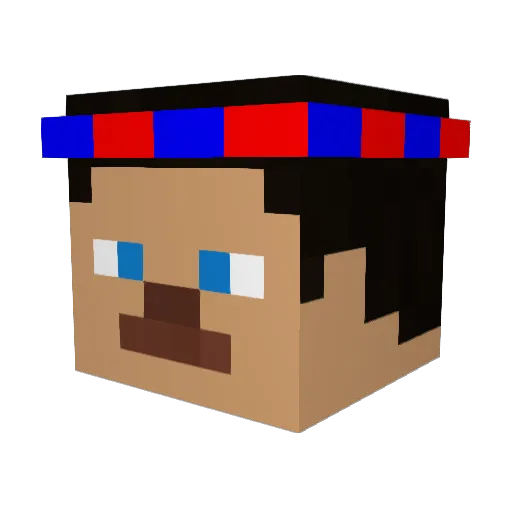 ddtaal03 Minecraft avatar head, 3D render