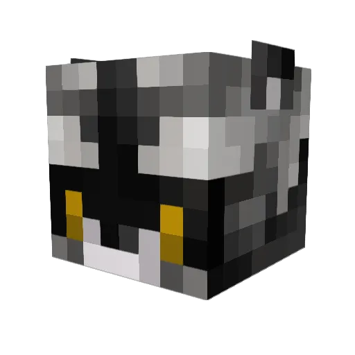 ddumbfuck Minecraft avatar head, 3D render