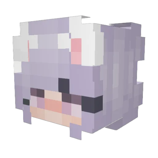 dduya2 Minecraft avatar head, 3D render