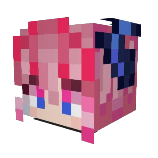 ddv_s Minecraft avatar head, 3D render