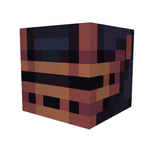 ddypig Minecraft avatar head, 3D render