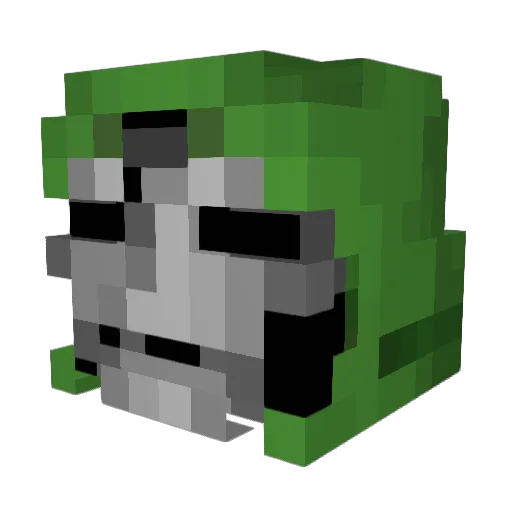 de521 Minecraft avatar head, 3D render