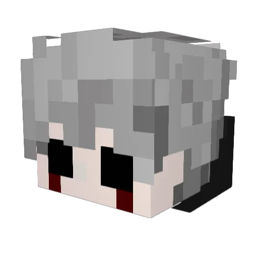 de5perate Minecraft avatar head, 3D render