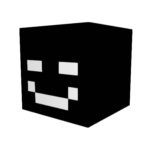 deMark13 Minecraft avatar head, 3D render