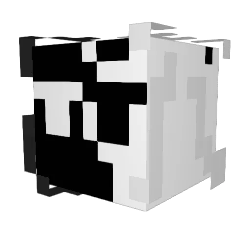 deSirewow Minecraft avatar head, 3D render