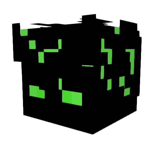 deadEGOs Minecraft avatar head, 3D render