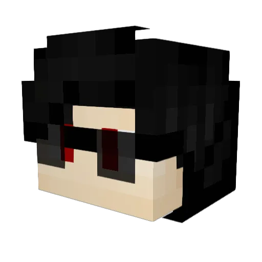 deadINSIDEsadZXC Minecraft avatar head, 3D render