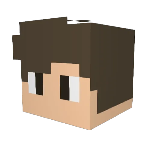 dead_meme8745 Minecraft avatar head, 3D render