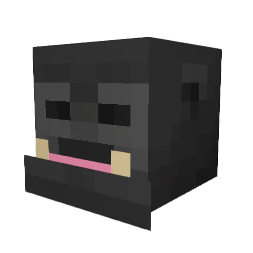 deadbibxx Minecraft avatar head, 3D render