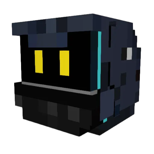 deadbird00 Minecraft avatar head, 3D render