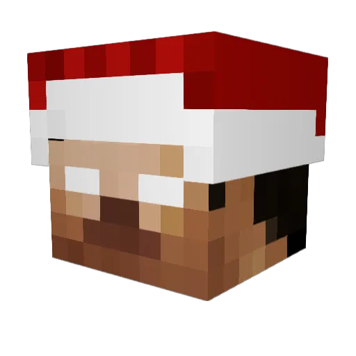 deadboyliam Minecraft avatar head, 3D render