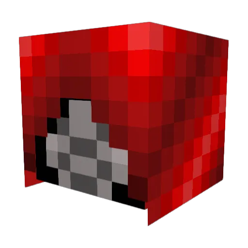 deadburt Minecraft avatar head, 3D render