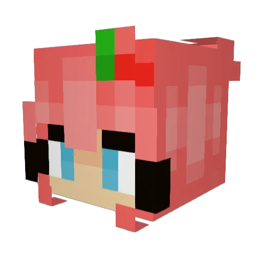 deadcake14 Minecraft avatar head, 3D render