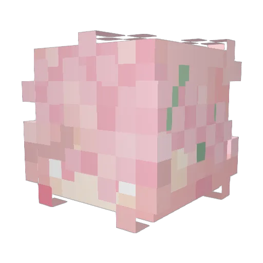 deaddoves Minecraft avatar head, 3D render