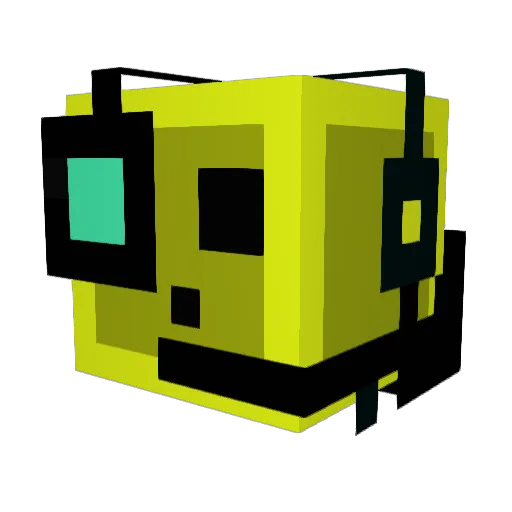 deadex20 Minecraft avatar head, 3D render