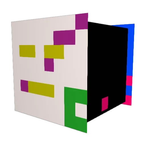 deadfost Minecraft avatar head, 3D render