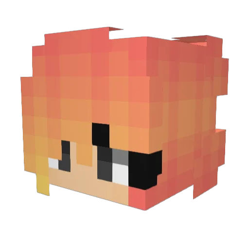 deadgamer285 Minecraft avatar head, 3D render