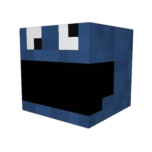 deadloxdvdv Minecraft avatar head, 3D render