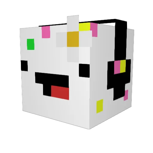 deadlySkull83 Minecraft avatar head, 3D render