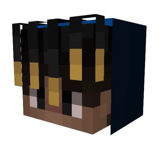 deadlyboss12 Minecraft avatar head, 3D render