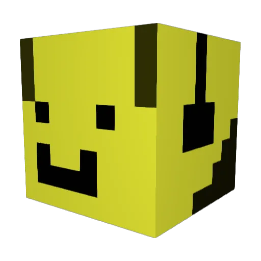 deadlygoblin Minecraft avatar head, 3D render