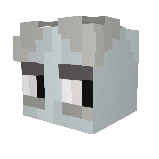 deadlymonke Minecraft avatar head, 3D render