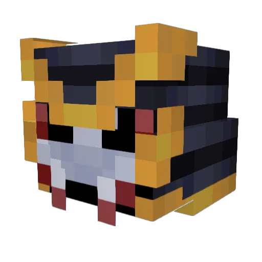 deadlymouse196 Minecraft avatar head, 3D render
