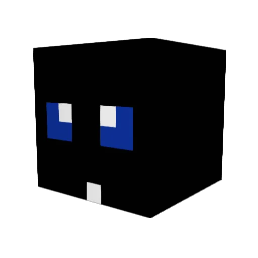 deadlyshox Minecraft avatar head, 3D render