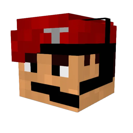 deadlystorm12345 Minecraft avatar head, 3D render