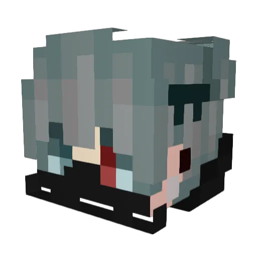 deadmail78 Minecraft avatar head, 3D render