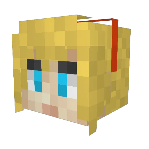 deadman6725 Minecraft avatar head, 3D render