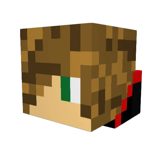 deadman8605 Minecraft avatar head, 3D render