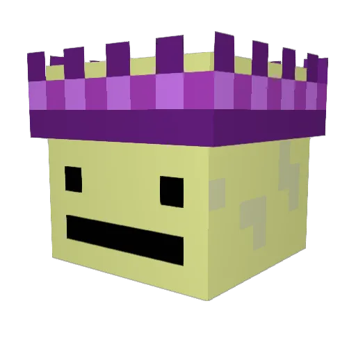 deadmau2 Minecraft avatar head, 3D render