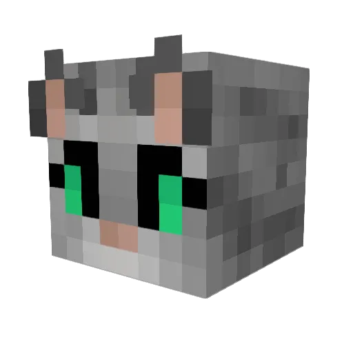 deadmon5472 Minecraft avatar head, 3D render