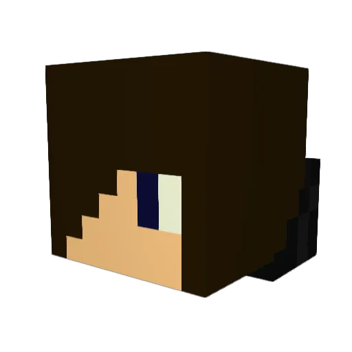 deadmouse21 Minecraft avatar head, 3D render