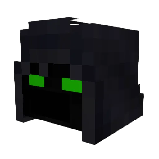 deadnick13 Minecraft avatar head, 3D render