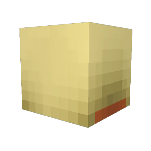 deadpanJP Minecraft avatar head, 3D render