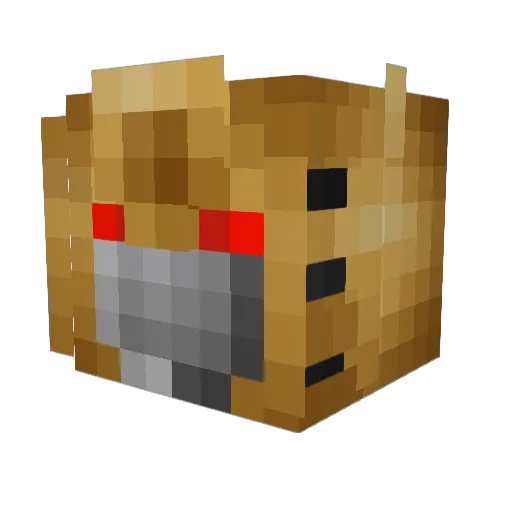 deadpanpine03 Minecraft avatar head, 3D render