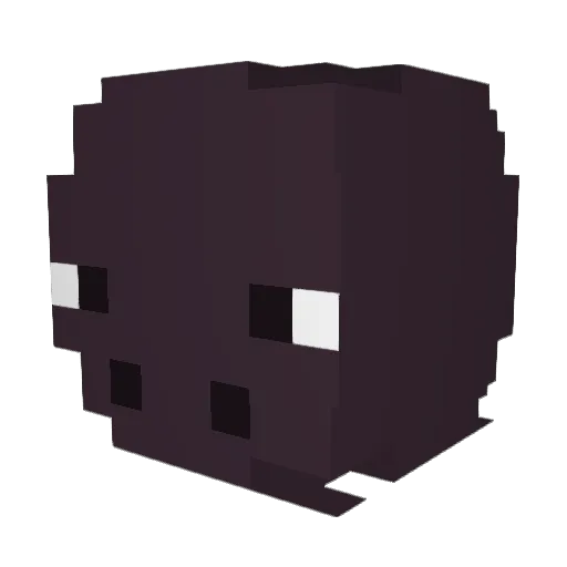 deadpanwolf1234 Minecraft avatar head, 3D render