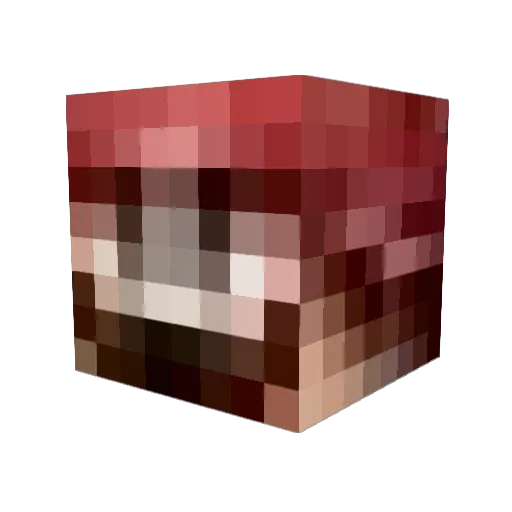 deadplant1 Minecraft avatar head, 3D render