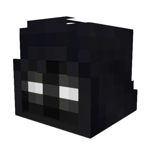 deadplugx Minecraft avatar head, 3D render