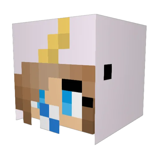 deadpool102030 Minecraft avatar head, 3D render