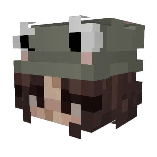 deadpool118899 Minecraft avatar head, 3D render