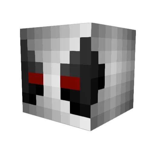 deadpool7709 Minecraft avatar head, 3D render