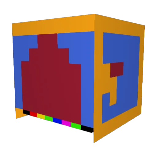 deadpoolezo Minecraft avatar head, 3D render